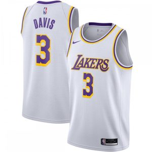 Anthony Davis Los Angeles Lakers Nike 2020/21 Swingman Jersey White Association Edition Superb
