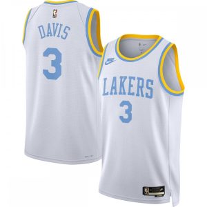 Anthony Davis Los Angeles Lakers Nike 2022/23 Swingman Jersey White Premium Classic Edition