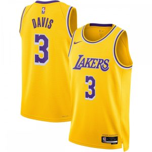 Anthony Davis Los Angeles Lakers Nike Unisex 2022/23 Swingman Jersey Icon Edition Gold Sophisticated