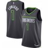 Anthony Edwards Minnesota Timberwolves Elegant Jordan Brand 2022/23 Statement Edition Swingman Jersey Charcoal