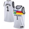 Anthony Edwards Minnesota Timberwolves Nike Unisex 2022/23 Swingman Jersey Impressive City Edition White