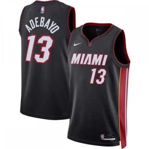 Bam Adebayo Miami Heat Elegant Nike Unisex 2022/23 Swingman Jersey Icon Edition Black