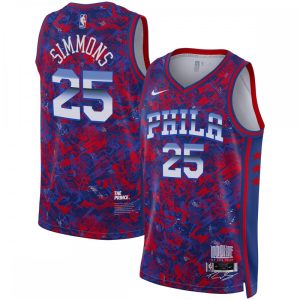 Ben Simmons Philadelphia 76ers Nike Select Series Rookie of the Delightful Year Swingman Jersey Royal/Red