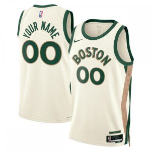 Boston Celtics Nike Unisex Phenomenal 2023/24 Custom Swingman Jersey White City Edition