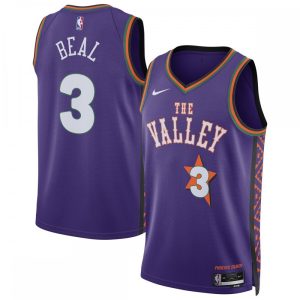 Bradley Beal Phoenix Suns Nike Unisex 2024/25 Swingman Player Refined Jersey City Edition Purple