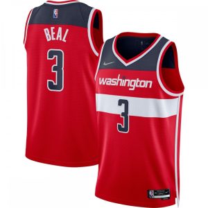 Bradley Beal Washington Wizards Nike 2021/22 Diamond Swingman Jersey Icon Edition Red Fantastic