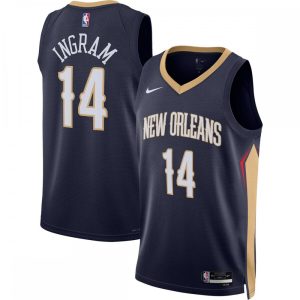 Brandon Exceptional Ingram New Orleans Pelicans Nike Unisex 2022/23 Swingman Jersey Icon Edition Navy
