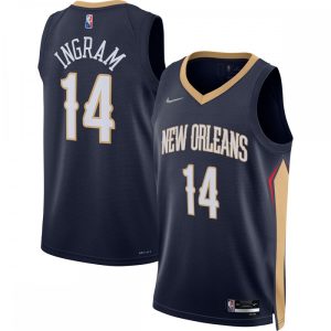 Brandon Ingram New Orleans High - quality Pelicans Nike 2021/22 Diamond Swingman Jersey Icon Edition Navy