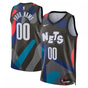Brooklyn Glamorous Nets Nike Unisex 2023/24 Custom Swingman Jersey Black City Edition