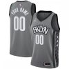 Brooklyn Nets Jordan Brand Swingman Custom Jersey Exquisite Statement Edition Gray