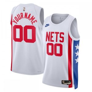 Brooklyn Nets Nike Unisex 2022/23 Magnificent Custom Swingman Jersey Classic Edition White