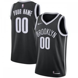 Brooklyn Nets Nike Youth Swingman Custom Jersey Black Icon Edition Phenomenal