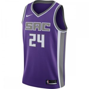 Buddy Delightful Hield Sacramento Kings Nike Swingman Jersey Purple Icon Edition