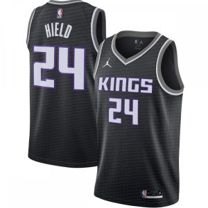 Buddy Hield Sacramento Kings Jordan Dashing Brand 2020/21 Swingman Jersey Statement Edition Black