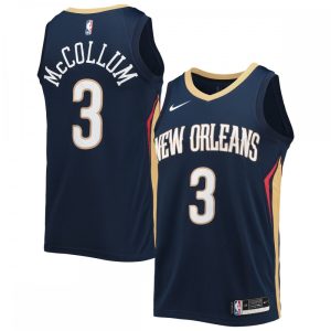 C.J. Glamorous McCollum New Orleans Pelicans Nike 2021/22 Swingman Jersey Icon Edition Navy
