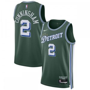 Cade Cunningham Detroit Pistons Nike Unisex Refined 2022/23 Swingman Jersey City Edition Green