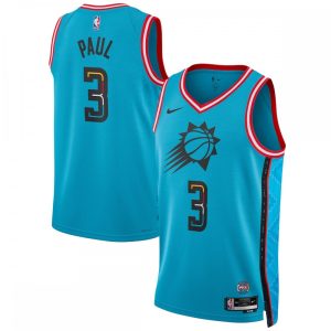 Chris Paul Phoenix Suns Top - notch Nike Unisex 2022/23 Swingman Jersey City Edition Turquoise