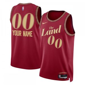 Cleveland Cavaliers Nike Unisex 2023/24 Custom Swingman Jersey Wine City Impressive Edition