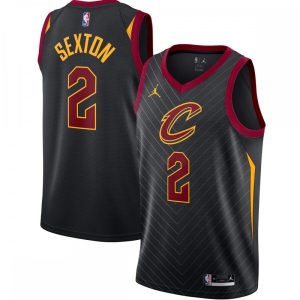 Collin Sexton Cleveland Cavaliers Jordan Marke beeindruckende 2020/21 Swingman Jersey Erklärung Edition schwarz