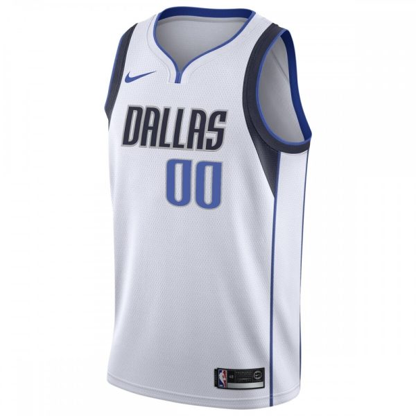 Dallas Mavericks Nike Custom Swingman Jersey White Amazing Association Edition - Image 2