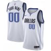 Dallas Mavericks Amazing Nike Youth Custom Swingman Jersey White Association Edition