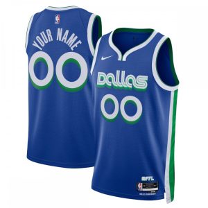 Dallas Mavericks Nike Unisex 2022/23 Fantastic Swingman Custom Jersey City Edition Blue