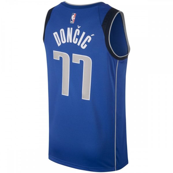 Dallas Superb Mavericks Luka Doncic Nike Men's Swingman Jersey Royal - Image 3