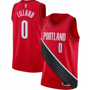 Damian Prime Lillard Portland Trail Blazers Jordan Brand 2020/21 Swingman Jersey Statement Edition Red