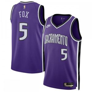 De'Aaron Fox High - quality Sacramento Kings Nike Unisex 2024/25 Swingman Jersey Purple Classic Edition