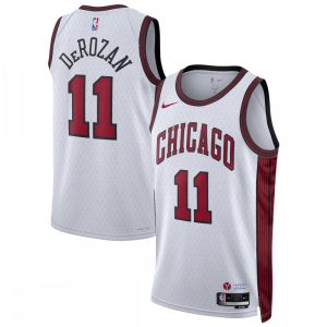 DeMar DeRozan Chicago Bulls Nike Exceptional Unisex 2022/23 Swingman Jersey City Edition White