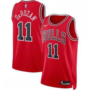 DeMar DeRozan Chicago Delightful Bulls Nike Unisex 2022/23 Swingman Jersey Icon Edition Red