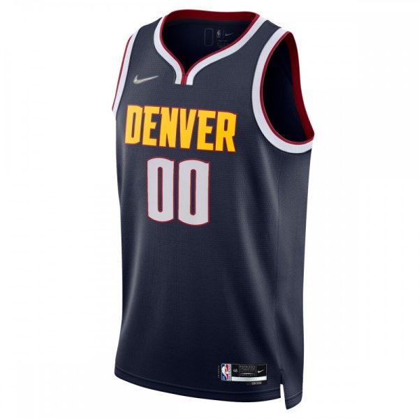 Denver Charming Nuggets Nike 2021/22 Diamond Swingman Custom Jersey Icon Edition Navy - Image 2