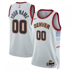Denver Elegant Nuggets Nike Unisex 2022/23 Swingman Custom Jersey City Edition Gray