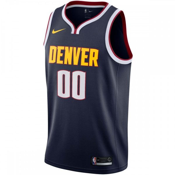 Denver Nuggets Nike Classy Custom Swingman Jersey Navy Icon Edition - Image 2