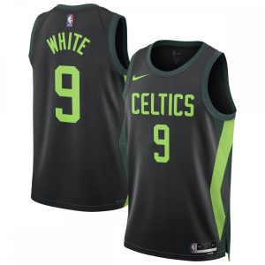 Derrick Superior White Boston Celtics Nike Unisex 2024/25 Swingman Player Jersey City Edition Black