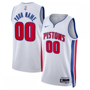 Detroit Pistons Nike Unisex High - quality 2022/23 Swingman Custom Jersey White Association Edition
