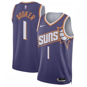 Devin Booker Phoenix Remarkable Suns Nike Unisex Swingman Jersey Icon Edition Purple
