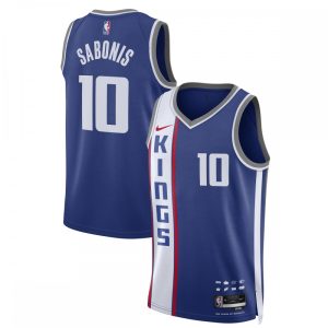 Domantas Sabonis Sacramento Kings Nike Unisex 2023/24 Swingman Jersey Blue Superb City Edition