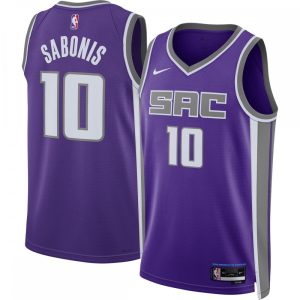 Domantas Sabonis Sacramento Kings Nike Unisex Dashing 2022/23 Swingman Jersey Icon Edition Purple