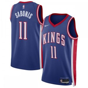 Domantas Sabonis Sacramento Magnificent Kings Nike Unisex 2024/25 Swingman Player Jersey City Edition Blue