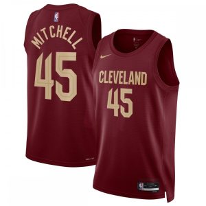 Donovan Admirable Mitchell Cleveland Cavaliers Nike Unisex 2022/23 Swingman Jersey Icon Edition Burgundy