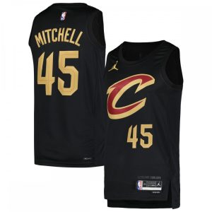 Donovan Mitchell Cleveland Cavaliers Jordan Brand Swingman Player Jersey Statement Edition Black Exceptional
