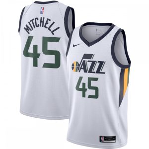 Donovan Mitchell Gorgeous Utah Jazz Nike 2020/21 Swingman Jersey White Association Edition