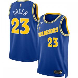 Draymond Exquisite Green Golden State Warriors Nike Swingman Jersey Classic Edition Blue