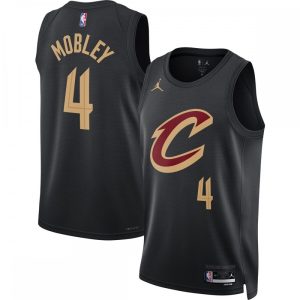 Evan Mobley Cleveland Cavaliers Jordan Brand 2022/23 Statement Stylish Edition Swingman Jersey Black