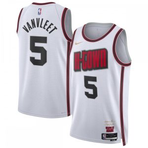 Fred VanVleet Houston Rockets Nike Unisex 2024/25 Swingman Player Charming Jersey City Edition White
