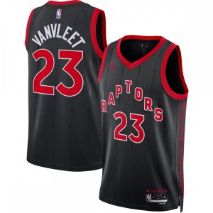 Fred VanVleet Toronto Raptors Jordan Amazing Brand 2022/23 Statement Edition Swingman Jersey Black