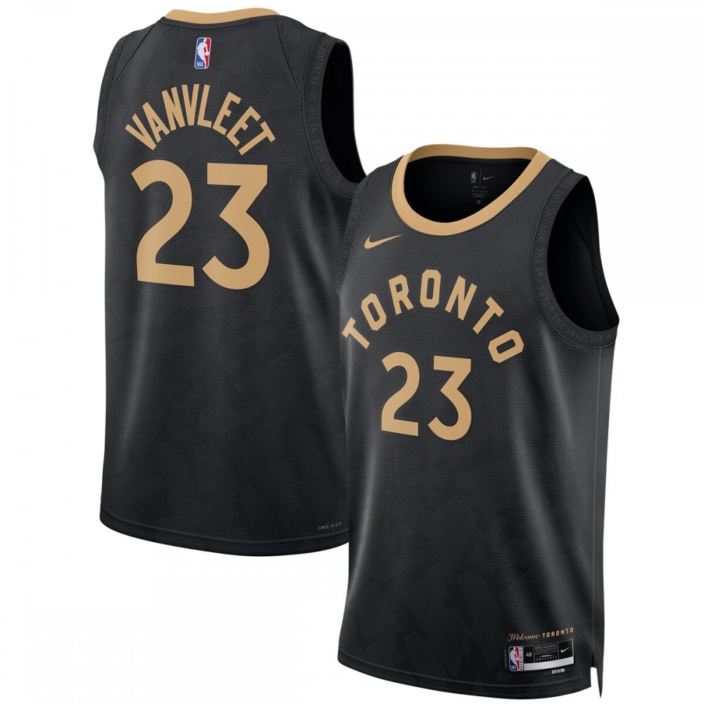Fred VanVleet Toronto Raptors Nike Luxurious Unisex 2022/23 Swingman Jersey City Edition Black