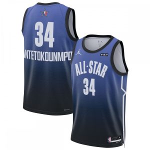 Giannis Antetokounmpo Jordan Brand Captivating 2023 NBA All Star Game Swingman Jersey Blue