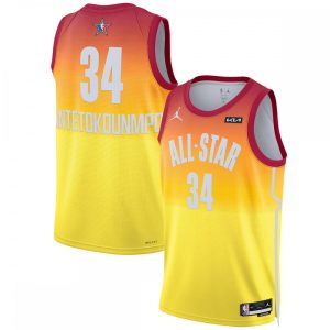 Giannis Antetokounmpo Jordan Brand 2023 Notable NBA All Star Game Swingman Jersey Orange